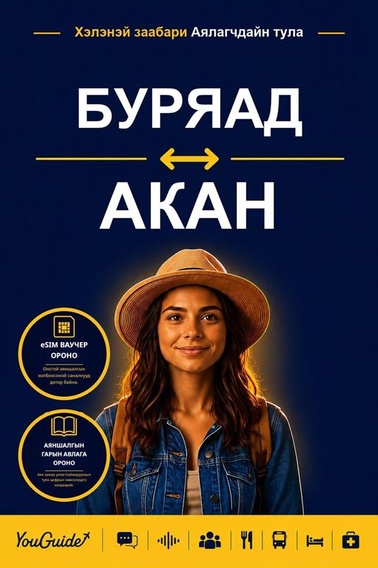 The Language Guide for Travelers - Buryat to Akan