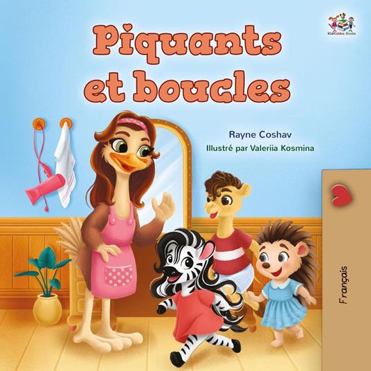 Piquants et boucles - KidKiddos Books,Rayne Coshav - ebook