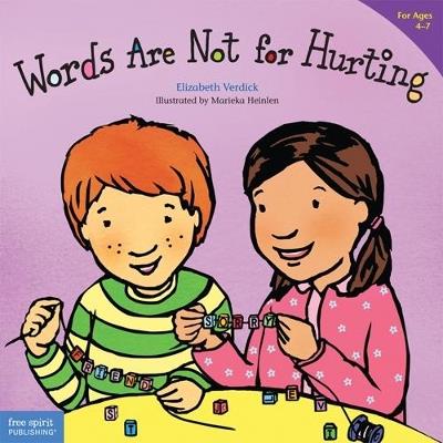 Words are Not For Hurting - Elizabeth Verdick - cover