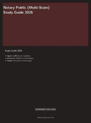 New York Notary Public Exam Prep 2026: Complete Study Guide with Practice Questions and New York Law Review - Meridian Certification Press - cover