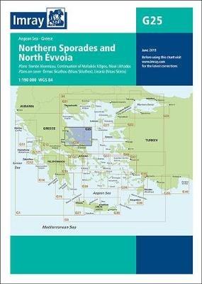 G25 Northern Sporades and North Evvoia: Aegean Sea - Greece - Imray G Series - cover