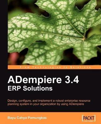 ADempiere 3.4 ERP Solutions - Bayu Cahya Pamungkas - cover