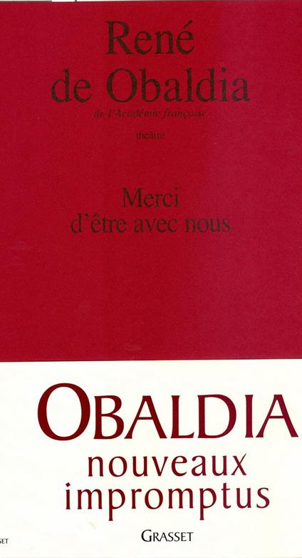 Merci d'être avec nous