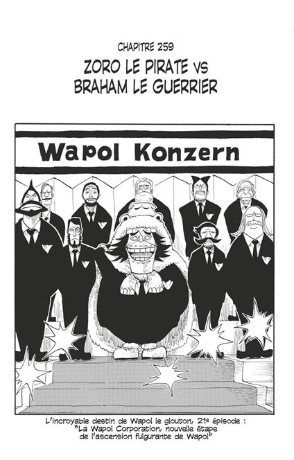 One Piece édition originale - Chapitre 259