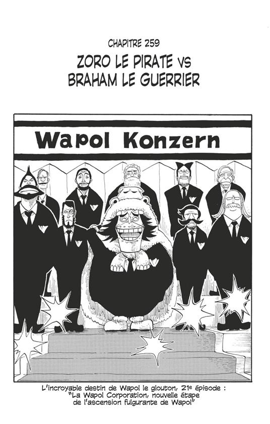 One Piece édition originale - Chapitre 259