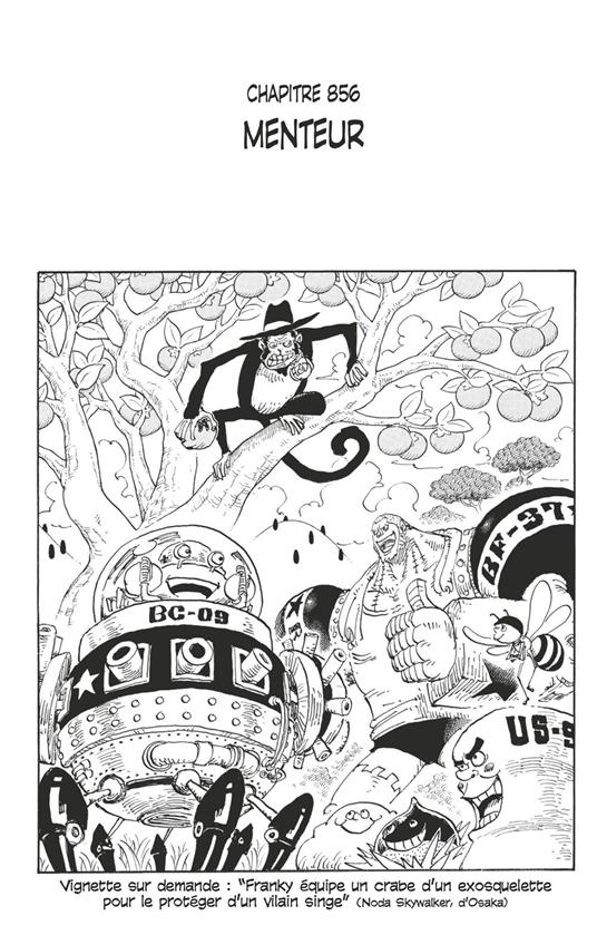 One Piece édition originale - Chapitre 856