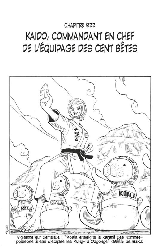 One Piece édition originale - Chapitre 922