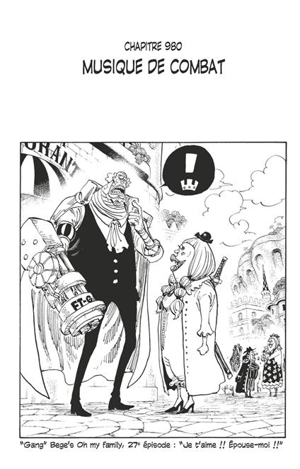 One Piece édition originale - Chapitre 980