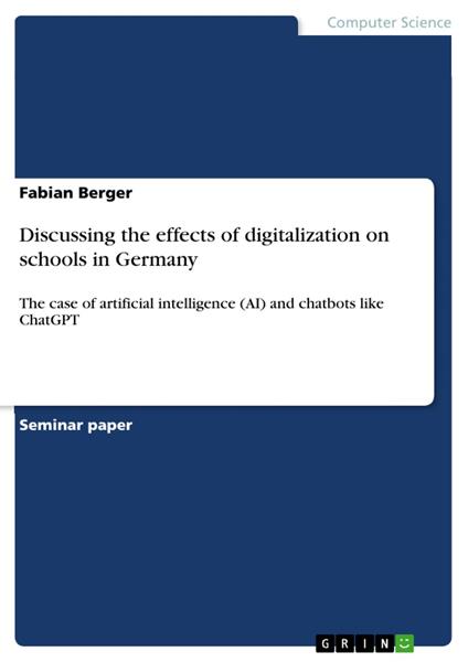 Discussing the effects of digitalization on schools in Germany