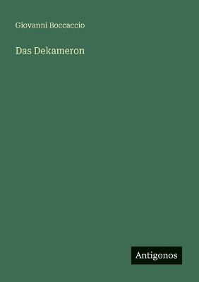 Das Dekameron - Giovanni Boccaccio - cover