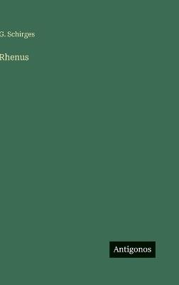 Rhenus - G Schirges - cover