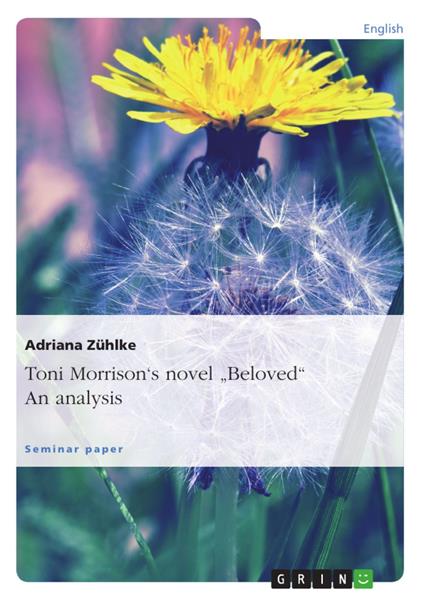 Toni Morrison's novel "Beloved". An analysis