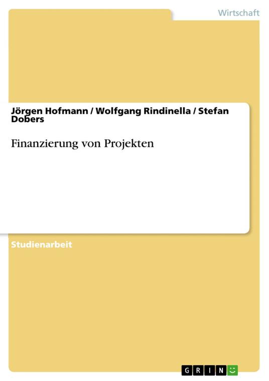 Finanzierung von Projekten