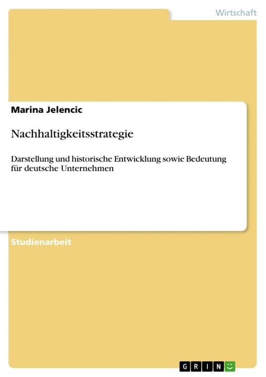 Nachhaltigkeitsstrategie