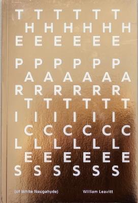 The Particles (of White Naugahyde) - William Leavitt - cover