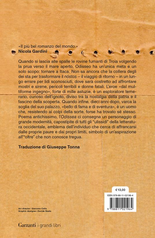 Odissea. Ediz. Integrale Garzanti - Omero - 2