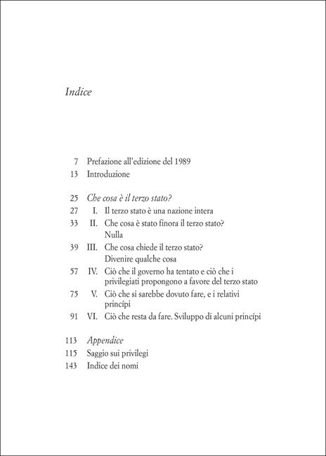 Che cosa è il Terzo Stato? - Emmanuel-Joseph Sieyès - 2