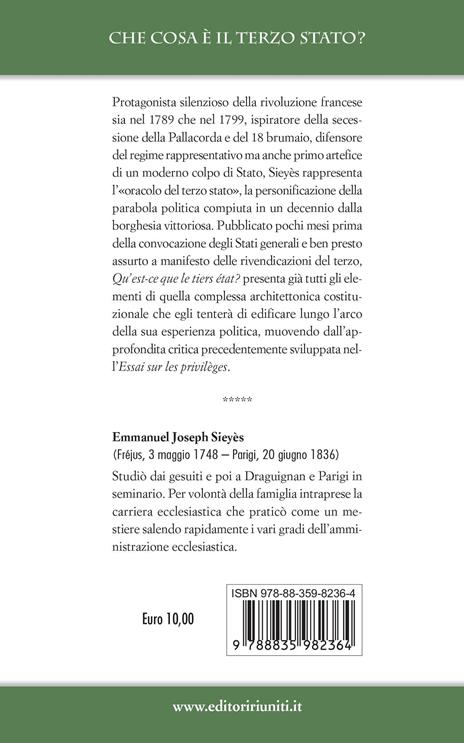 Che cosa è il Terzo Stato? - Emmanuel-Joseph Sieyès - 3