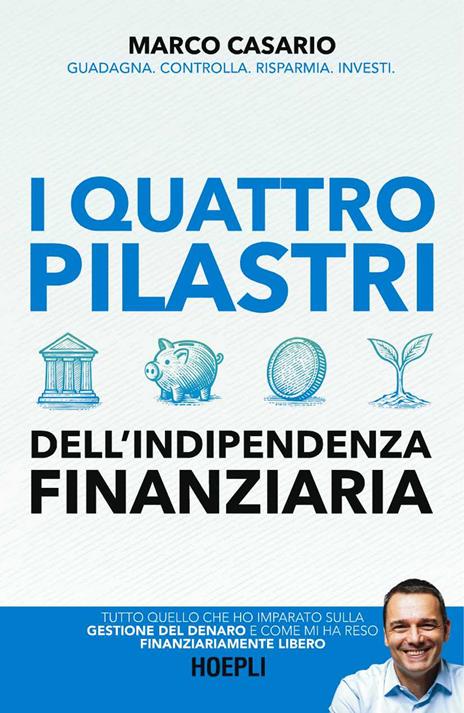 I 4 pilastri dell'indipendenza finanziaria. Tutto quello che ho imparato sulla gestione del denaro e come mi ha reso finanziariamente libero - Marco Casario - copertina