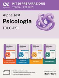 Alpha Test Psicologia TOLC-PSI 2026-2027. Kit di preparazione. Per test di ammissione universitari. Con piattaforma e simulatore online