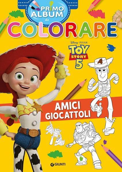Amici giocattoli. Toy story 5. Primo album da colorare. Ediz. a colori - copertina