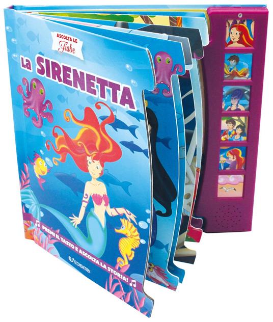 La Sirenetta. Ascolta le fiabe. Ediz. a colori - Silvana Canzi - copertina