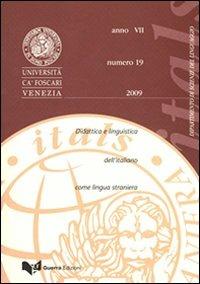 Itals. Didattica e linguistica dell'italiano come lingua straniera (2009). Vol. 19 - copertina