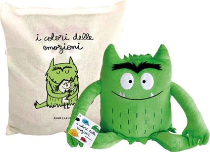 Calma. Mostro verde. Il mostro dei colori. Ediz. a colori. Con gadget. Con Giocattolo morbido - Anna Llenas - copertina
