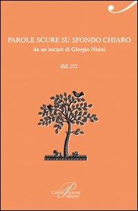 Parole scure dal fondo chiaro - copertina