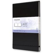 Album per acquerelli Art Watercolor Album Moleskine A4 copertina rigida nero. Black