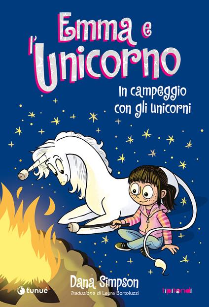 Emma e l'unicorno. In campeggio con gli unicorni - Dana Simpson - copertina