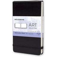 Album per acquerelli Art Watercolor Album Moleskine pocket copertina rigida nero. Black