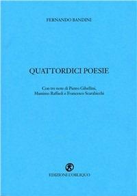 Quattordici poesie - Fernando Bandini - copertina