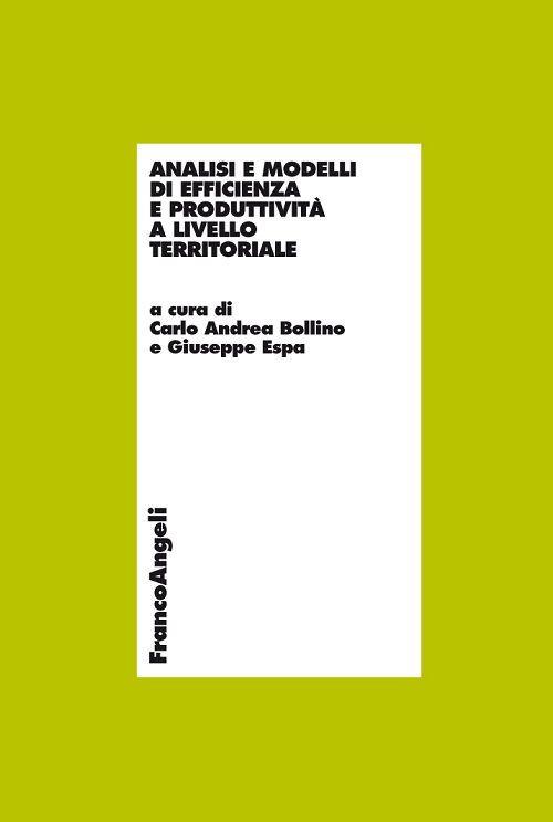 Analisi e modelli di efficienza e produttività a livello territoriale - Carlo Andrea Bollino,Giuseppe Espa - ebook