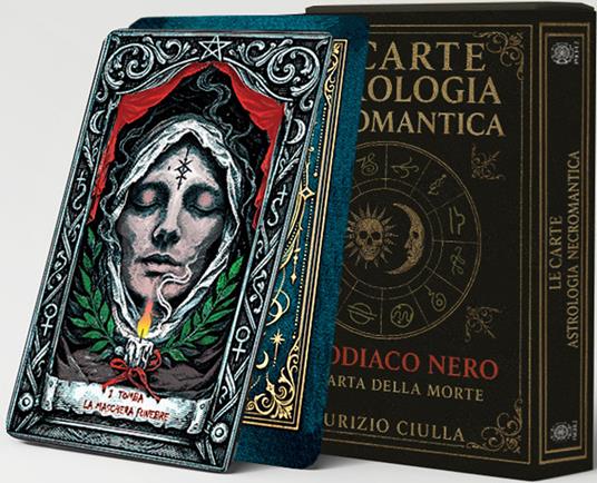 Le carte astrologia necromantica. Lo zodiaco nero e la carta della morte. Con 48 Carte - Maurizio Ciulla - copertina
