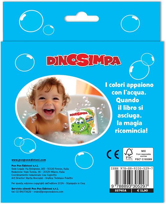 Dinosimpa. Magico bagnetto. Ediz. a colori - Lisa Capiotto - 2