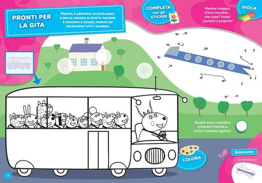 Beep beep. Viaggia con Peppa! Peppa Pig. Con adesivi. Ediz. a colori. Con macchinine - Lucia Marenzi - 3