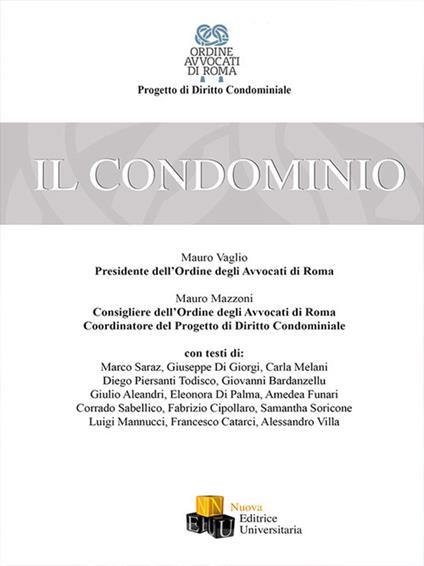 Il condominio - Ordine Avvocati di Roma - copertina