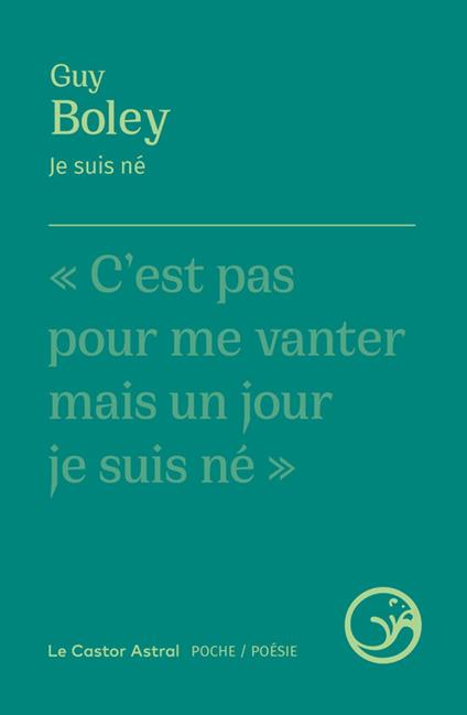 Je suis né