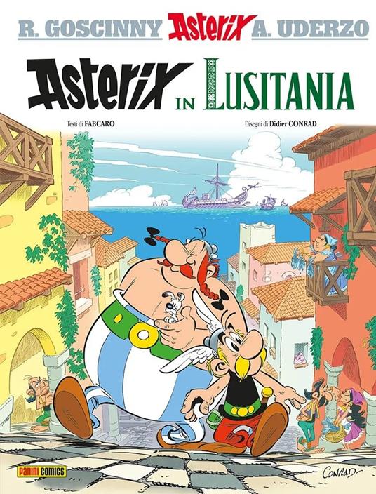 Asterix in Lusitania - Fabcaro,Didier Conrad - copertina