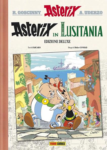Asterix in Lusitania. Ediz. deluxe - Fabcaro,Didier Conrad - copertina