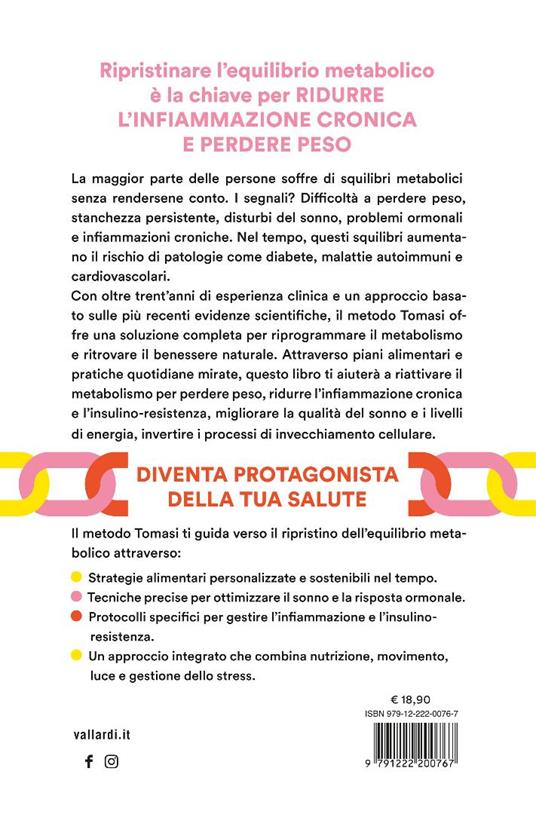 La rivoluzione del metabolismo. Il protocollo metabolico contro infiammazione e insulino-resistenza per prevenire le malattie, rallentare l’invecchiamento e perdere peso - Cristina Tomasi - 5