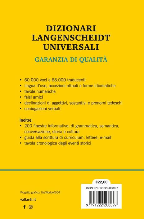 Dizionario tedesco Langenscheidt universale. Ediz. bilingue - 5