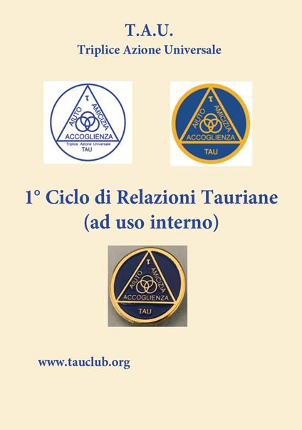 1° ciclo relazioni tauriane - Angelo Spizuoco - copertina