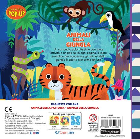 Animali della giungla. Apri & gioca pop-up. Ediz. illustrata - Tony Stempt - 2