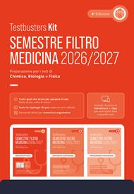 Testbusters. Kit semestre filtro 2026/2027. Con software di simulazione