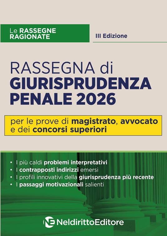 Rassegna ragionata di diritto penale 2026 - A. Ripepi - copertina
