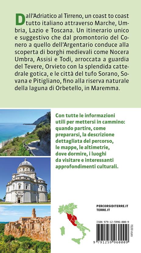 Italia coast to coast dall'Adriatico al Tirreno. 400 km tra il monte Conero e l'Argentario - Simone Frignani - 3