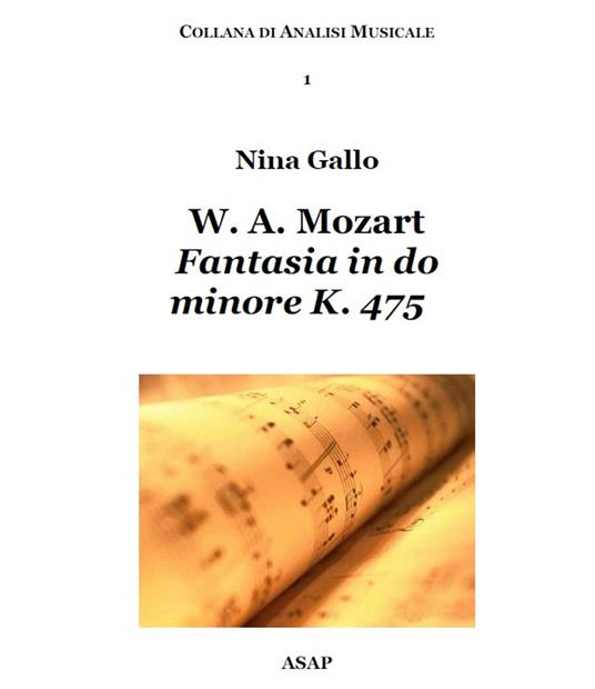 W. A. Mozart. Fantasia in do minore K. 475 - Nina Gallo - copertina