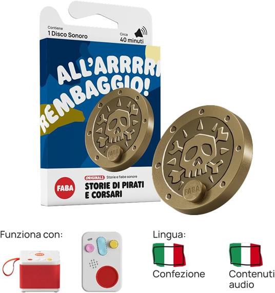 FABA personaggio sonoro - Storie Di Pirati E Corsari - 4